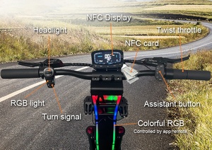 Scooter de 72V 10000W 15000W con Doble Motor, 40Ah 50ah 60ah 100ah, Rápido, Todoterreno, con APP, de 13 y 14 Pulgadas - Product Image 2