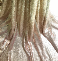 3mm dégradé de couleur personnalisée réfléchissant paillettes maille dentelle broderie tissu robe de soirée robe de mariée décoration tissu