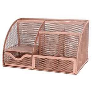 High Quality and <b>Cheap</b> Price Metal Mesh Versatile Pen Stand Holder Desk Organizer Metal Pen Holder - Product Image 2