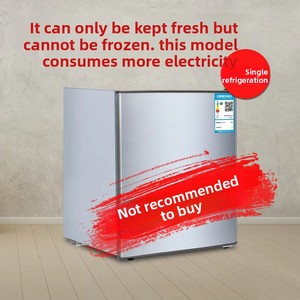 SNOWSEA Refrigerator Small Household Large Capacity Double Door Dormitory Rental Room Single Freezer Frozen Refrigerated Grade S - Product Image 5