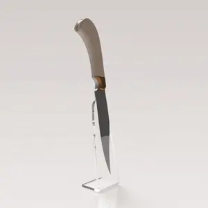 Pemegang pisau akrilik bening magnetik pisau Bayonet Perspex Stan pajangan