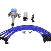 Kit Distributor Elektronik Rover V8 35D dengan Koil Pengapian Viper & Kabel Pengapian HT Biru 8mm Cocok untuk V8 3.5 3.9 4.2
