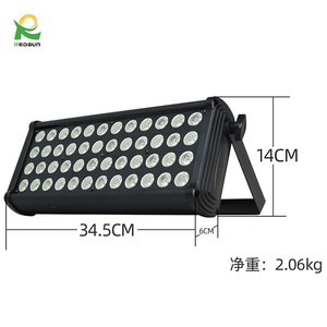 Redsun Flash mạnh mệnh ánh sáng 48 pcs * 3W thiết bị sân khấu Led mini tường rửa ánh sáng - Product Image 4
