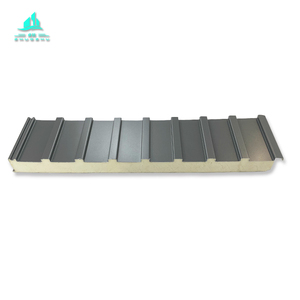 Panel de Techo de Diseño Moderno, <span class=keywords><strong>Teja</strong></span> de Poliuretano y Espuma de Aluminio Económica para Exteriores, Edificios de Hoteles, Cobertizos, Material de Acero - Product Image 2