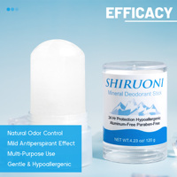 Bâton de déodorant pour le corps végétalien de marque privée poids personnalisé naturel pierre de cristal baume bâton de déodorant à l'alun de potassium