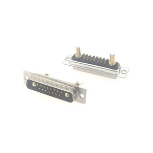 Chất lượng cao deyconn D-SUB 13w6 nữ nối cup 20A cao hiện tại thẳng Vàng pin cao cấp hàn dây loại PCB Đen - Product Image 4