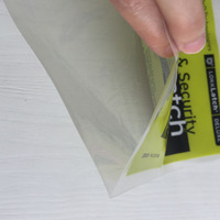 Sacs en plastique polyéthylène transparents personnalisés, épaisseur 150 microns, avec fermeture à glissière, trous de suspension, résistants à l'humidité