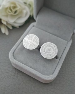 แหวนอายะตุลกุรซีย์ ทองคำ <span class=keywords><strong>4</strong></span> กุล เครื่องประดับอิสลาม มุสลิม อัลกุรอาน แฟชั่น แหวนสลักลายอักษรอาหรับแบบแบน สำหรับผู้หญิง - Product Image 5