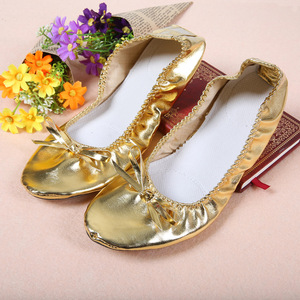 Dpw547 <span class=keywords><strong>Danza</strong></span> Mujer Ballet Zapatos Lona dorada <span class=keywords><strong>Danza</strong></span> <span class=keywords><strong>del</strong></span> <span class=keywords><strong>vientre</strong></span> Yoga bandera Zapatos suaves - Product Image 6