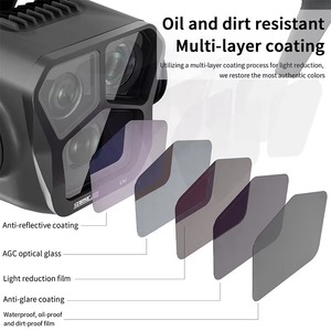 Filtro de Lente STARTRC Impermeable y Resistente al <span class=keywords><strong>Aceite</strong></span> con Protección UV AGC para DJI <span class=keywords><strong>Mavic</strong></span> 3 Pro, Accesorios para Drones - Product Image 3
