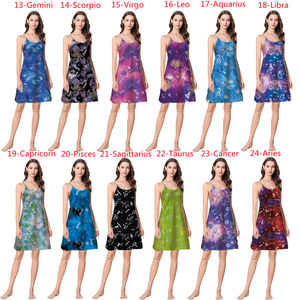 Sexy Women's Robe Grown Sets 12 <strong>Zodiac</strong> Bathrobe + Night <strong>Dress</strong>+bonnets 3 Pieces Sleepwear Womens Sleep Set Satin Robe Femme - Product Image 2