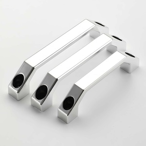 Maniglie per Mobili Industriali in Lega di Alluminio Spessorato, Nere, Argento, Grigie, per Ante di <span class=keywords><strong>Cucina</strong></span>, Design Moderno - Product Image 5