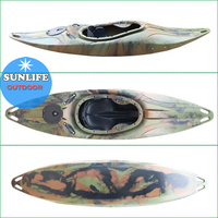 Nuevo Tipo de Bote de Remo Individual, Kayak Resistente para Aguas Bravas de 2.6M, Ligero y Flexible, Botes de Pesca para el Océano