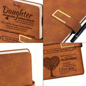 Cuaderno de cuero personalizado A5 personalizado My Journal, regalo para hija - Product Image 3