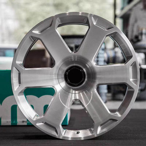 Jantes en alliage forgées <span class=keywords><strong>Kw</strong></span> 5x112 18 19 20 21 pouces, finition argent brossé, pour AVS <span class=keywords><strong>Audi</strong></span> RS6 RS7 <span class=keywords><strong>Q8</strong></span> B9 A4 A6 S6 C8 - Product Image 5