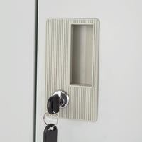 Serrure de poignée de meuble encastrée OEM personnalisée, en ABS, à montage encastré, avec loquet à came en alliage de zinc pour armoire de bureau en acier Baileji