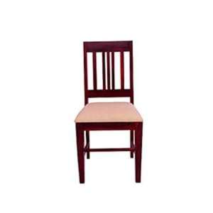Handcrafted Solid Wood <b>Dining</b> <b>Chair</b> with Rustic Natural Finish and Custom Artisan Craftsmanship for Home <b>Dining</b> Room Cafe Use - Product Image 1
