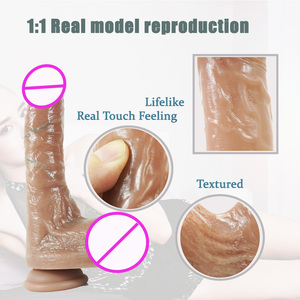 Venta al por Mayor de Dildo de Silicona Suave de 8.3 Pulgadas con Textura Realista 1:1, Masturbador Grande, Juguete Sexual para Mujeres y Chicas - Product Image 2