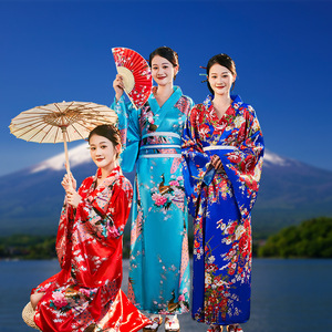 Ensemble de studio photo de cosplay anime formel <span class=keywords><strong>traditionnel</strong></span> <span class=keywords><strong>japonais</strong></span> pour femmes, costume de scène <span class=keywords><strong>kimono</strong></span> - Product Image 2