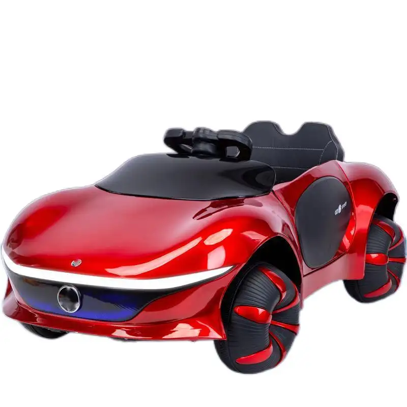 뜨거운 판매 어린이 4 바퀴 장난감 현대 자동차 아기 드라이브 원격 제어 전기 자동차 장난감 빛 음악