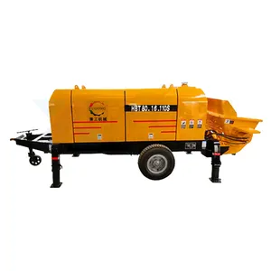 Nhà máy hàng đầu tự tải trộn bê tông với BƠM BÊ TÔNG vữa vữa bơm DIESEL Mini Máy BƠM BÊ TÔNG