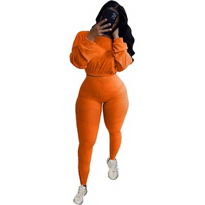 Custom Women Tracksuits Workout Joggers Sets Women Two Piece Pants Set Women Set OEM Services Custom logo Print - Product Image 1