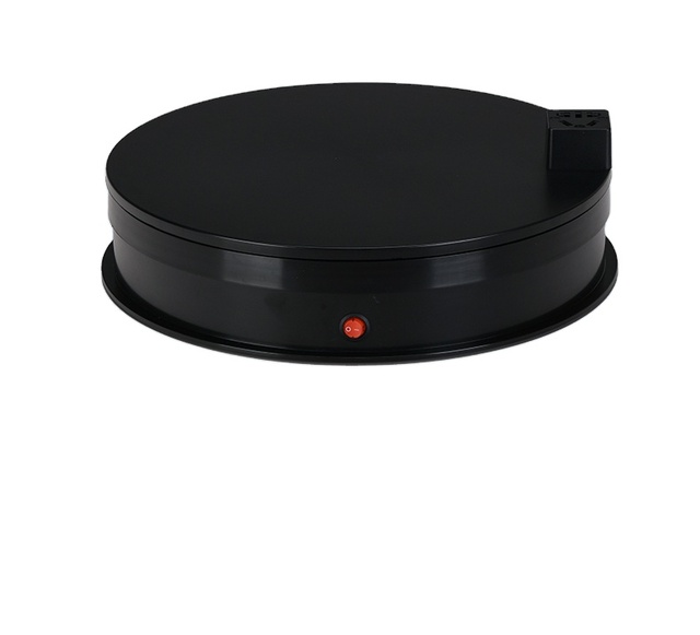 Hot 2505AR 25CM 360 Degree Motorized Black Lazy Electric 360-degree Rotating Turntable for Product Shooting