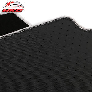 พรมปูพื้นสำหรับเทสล่า รุ่น S ปี 2012-2020 แบบกำมะหยี่สีดำขอบสีขาว สำหรับด้านหน้าและด้านหลัง - Product Image 5