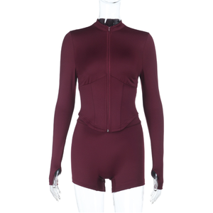 2026 New Fashion Women's Lightweight High Quality Sportswear Soft Elastic Casual Outdoor Fitness Slim Fit <b>Yoga</b> <b>Jacket</b> - Product Image 1