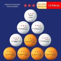 Machine de service de balles de tennis de table professionnelles pour enfants et adultes, compétition et entraînement, trois étoiles, en plastique résistant, légère et de haute qualité