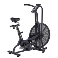 Vélo d'appartement intelligent BESTGYM BGB301 en acier de qualité supérieure, résistance à l'air, exercice musculaire, fitness aérobie, capacité 150 kg, ensemble 3 pièces pour salle de sport