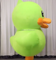 Costume de mascotte de canard gonflable géant personnalisé pour adultes 2m/2.6m Costumes de canard gonflables Vente chaude