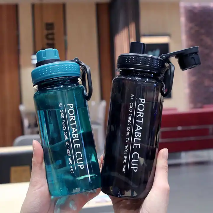 600/800ml plastic sport water bottle large