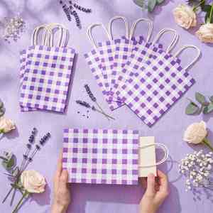 Premium Kraft <b>Paper</b> <b>Gift</b> <b>Bags</b> with Handles Reusable Goodie <b>Bags</b> DIY Friendly Thick Sturdy <b>Paper</b> Neat Edge Finishing - Product Image 6