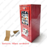 Distributeur Automatique de Jouets/Autocollants/Cartes à Monnayeur, Mini Machine à Vendre des Cartes à Capsules, Cadeau