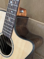 Guitare acoustique en bois massif de 41 pouces avec table en épicéa, dos et éclisses en palissandre, finition brillante, instruments à cordes Alston DS-43G