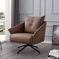Ensemble de canapés modulaires modernes BIAOGUAN G6178 avec accoudoirs pivotants, en cuir synthétique, structure en contreplaqué écologique, haute densité, pour bureau