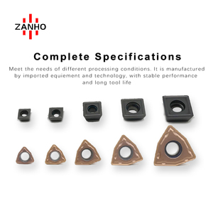 Zanho wcmx spmg spmt loạt PVD tráng cacbua khoan chèn cho mù & thông qua các ứng dụng lỗ OEM tùy chỉnh cnctool - Product Image 6