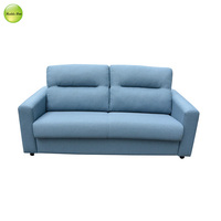 Reddeboo sofá cama extraíble de tela azul moderno ahorra espacio sala de estar muebles de dormitorio sofá cama futón plegable con colchón 2701