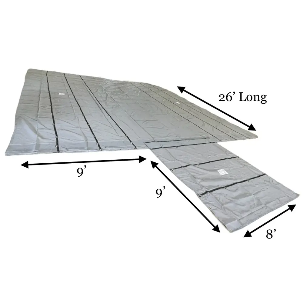 Lona de remolque resistente FR B1 cubierta de lona de remolque cubierta de lona impermeable de alta calidad para remolque