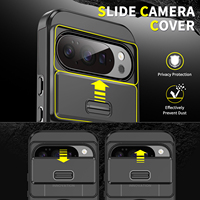 Coque de téléphone tendance avec support métallique rotatif à 360 degrés et fenêtre arrière pour Google Pixel 7 8A 9 10 Pro XL Pixel 9A