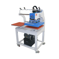 Presse à chaud hydraulique automatique double station 50x50cm et 60x60cm pour l'impression sur tissus, vêtements et textiles