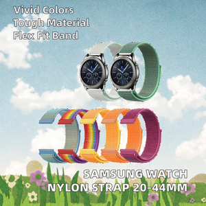 <span class=keywords><strong>Correa</strong></span> Deportiva de Nailon para Samsung <span class=keywords><strong>Galaxy</strong></span> <span class=keywords><strong>Watch</strong></span> <span class=keywords><strong>Active</strong></span> <span class=keywords><strong>2</strong></span>, Gear S3, <span class=keywords><strong>Watch</strong></span> 3, 45mm, 41mm, 40mm, 44mm, 20mm, 22mm - Product Image 2