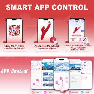 Vibrador <span class=keywords><strong>de</strong></span> Conejo con Dildo Penetrante, Estimulador <span class=keywords><strong>de</strong></span> Punto G y Clítoris, 7 Modos <span class=keywords><strong>de</strong></span> Empuje y 10 <span class=keywords><strong>de</strong></span> Vibración con Modo <span class=keywords><strong>de</strong></span> Lamido, Juguete Sexual para Mujeres - Product Image 2