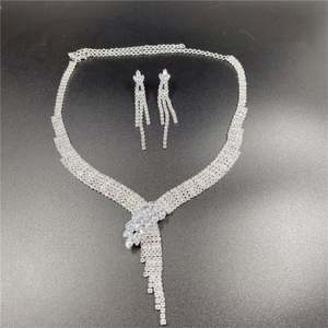 Handmade Bridal Stainless Steel Jewelry <b>Set</b> Gold Plated Crystal Yellow Rhinestone Necklace Earrings Ring & <b>Bracelet</b> Zircon Stone - Product Image 6