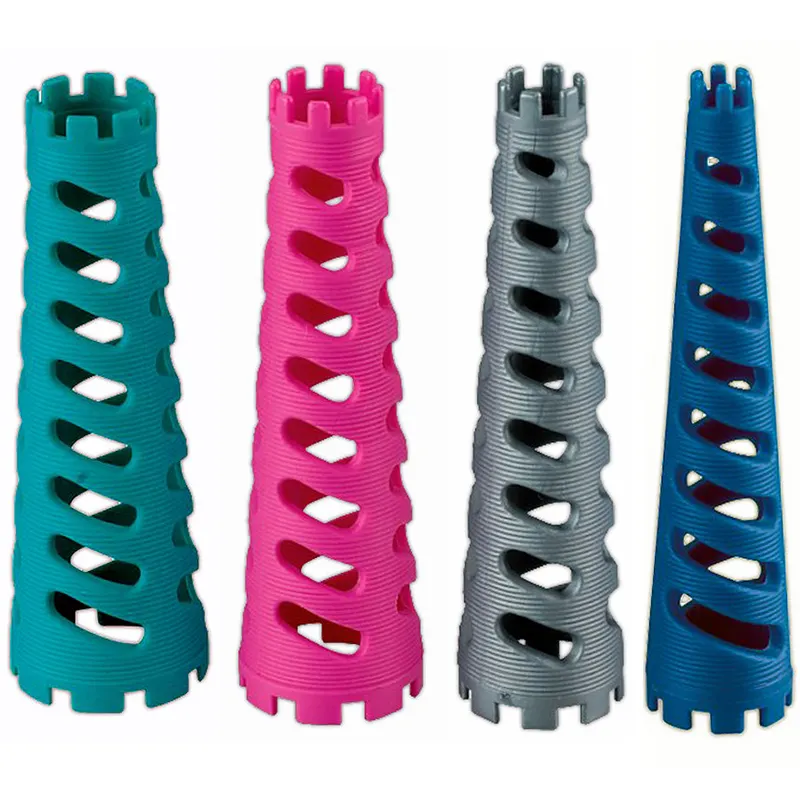 NEW 48ピース/セット4 Sizes Cone型Hair Perm Rods Magic Diy Curlers Long Hair Big Waves Rollers Spiral Perm Bars G0316