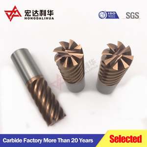 Fresa de carburo sólido de 6/8 filos para corte - Product Image 3