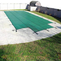 Couverture de piscine de sécurité en maille 15 pieds x 30 pieds, vente en gros de couvertures de piscine de sécurité en maille