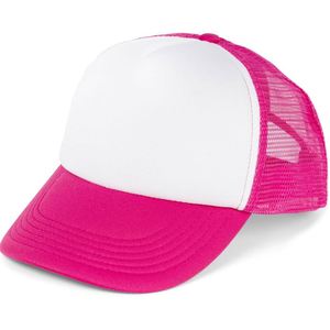 Custom <b>Designed</b> Trucker Hat with <b>Flat</b> or Curved Brim Foam Front Panel and Adjustable Snap Closure Trucker <b>Cap</b> for Men and Women - Product Image 1