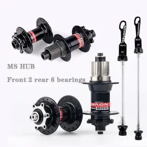 NOVATEC Micro Spline Hub 32 Trous VTT MS Cubes Essieu Boost 12 Vitesse Moyeux De Vélo De Montagne pour Shimano M6100 M7100 M8100 12 S MS Hubs